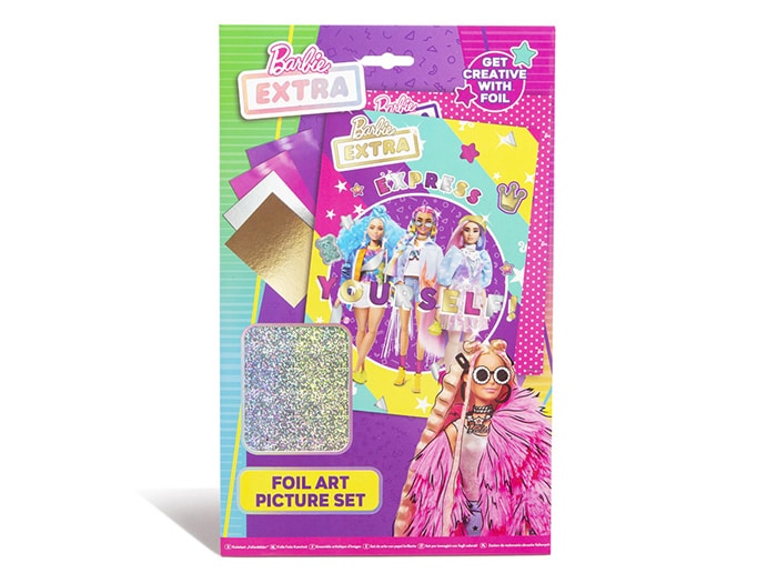 BARBIE FOIL ART PIC SET #